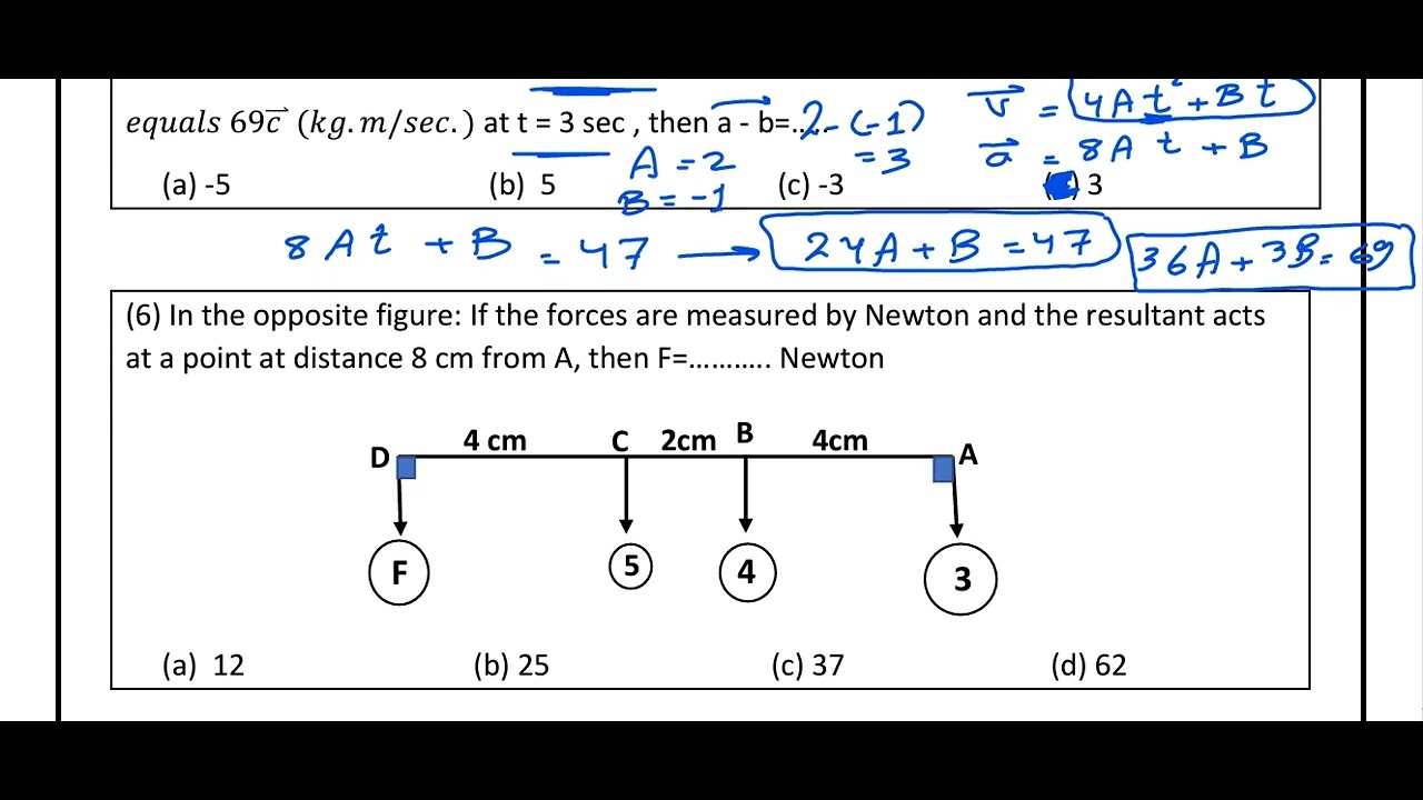 Mr.Eslam Sayed Sec.3 Applied Math النموذج الاسترشادي الثامن