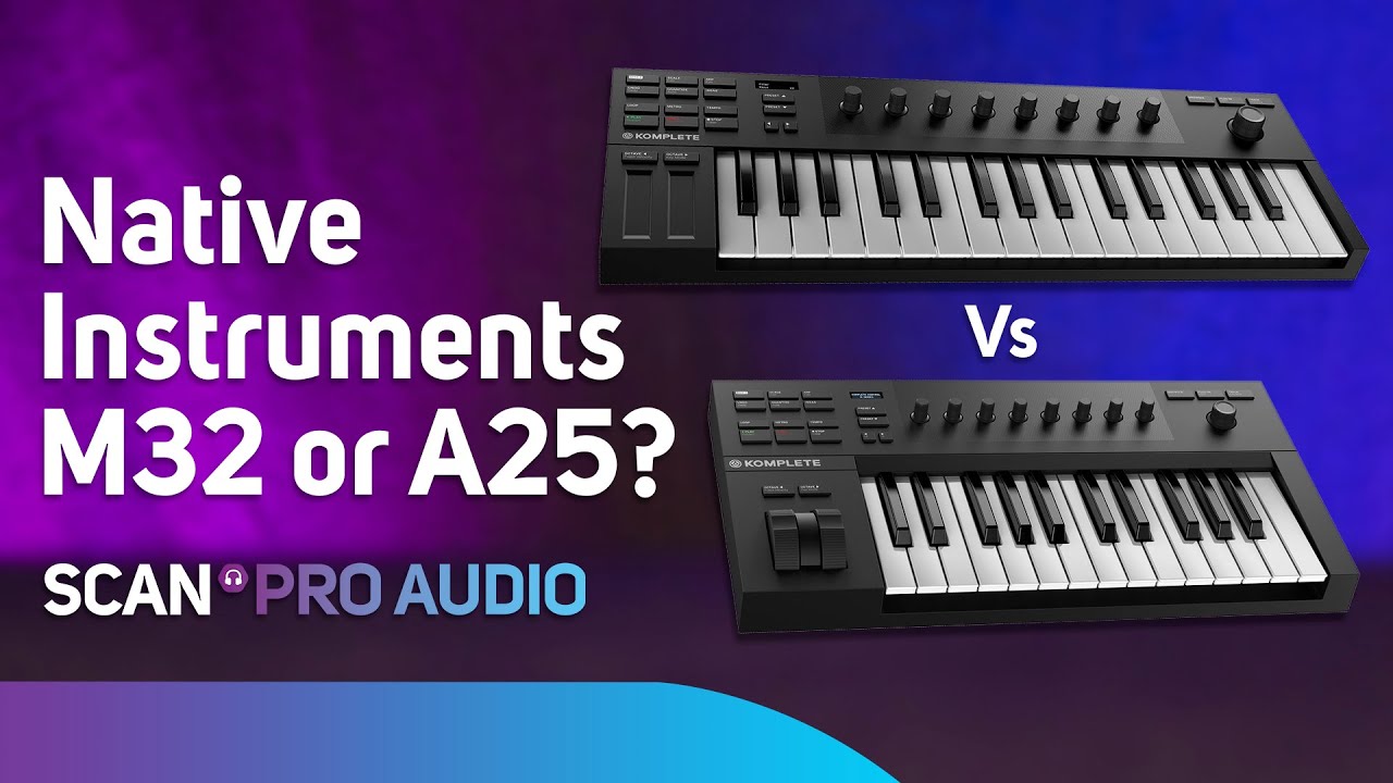 Native Instruments M32 или A25 — скрытые различия?