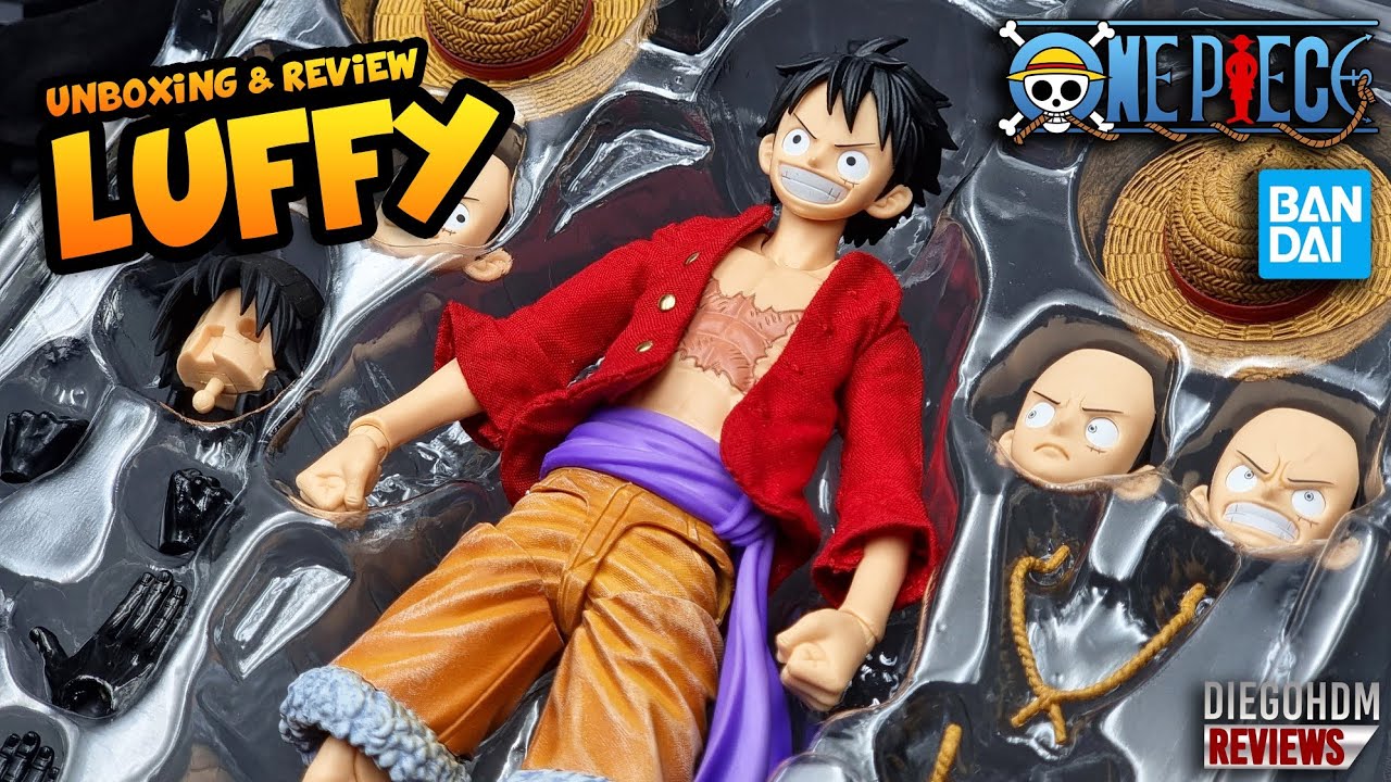 LUFFY ONE PIECE Imagination Works Bandai Unboxing e Review BR / DiegoHDM