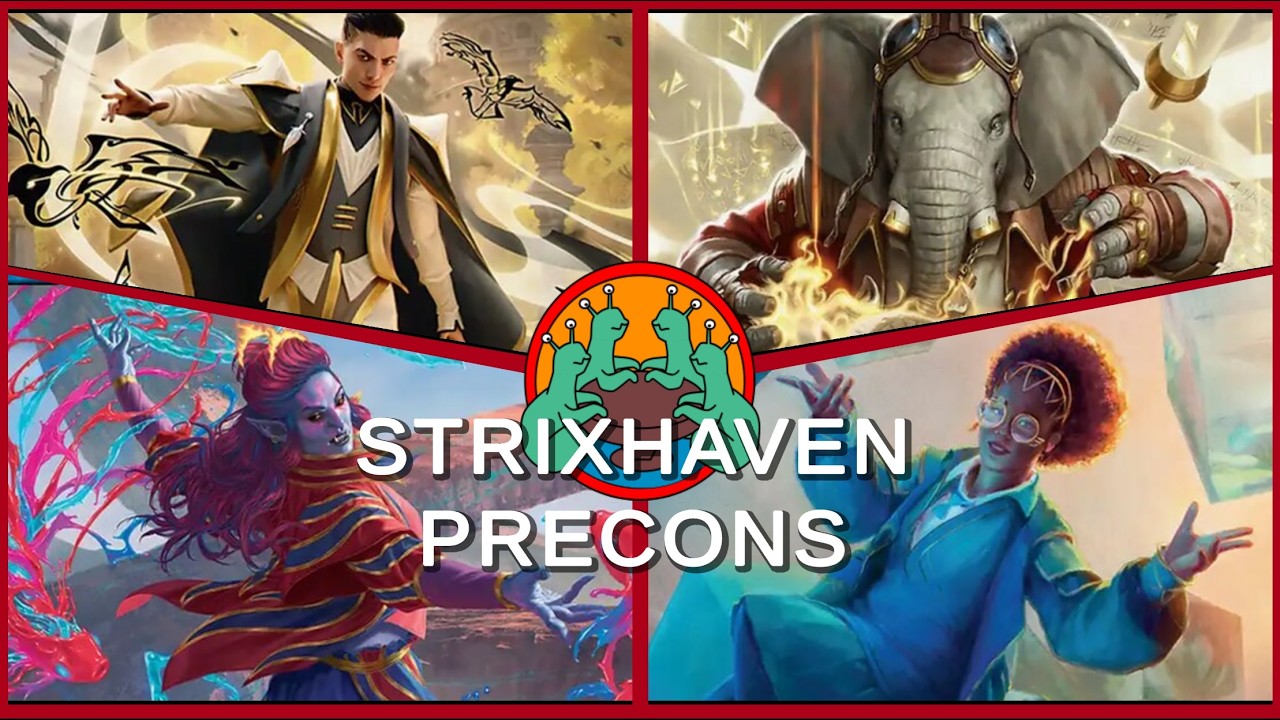 Secrets of Strixhaven Precons Gameplay | EDH Gameplay (Prismari, Quandrix, Silverquill, Lorehold)