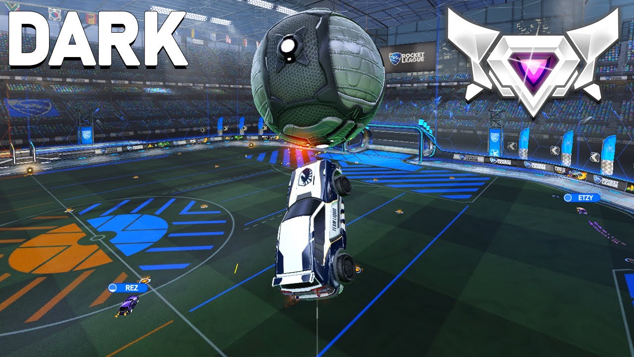 DARK Rocket League Gameplay 1 HOUR (SSL 2v2)