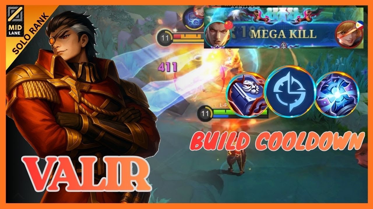 VALIR BUILD COOLDOWN + DAMAGE !!  SUPER BUILD FOR HERO MAGE VALIR ~ VALIR GAMEPLAY