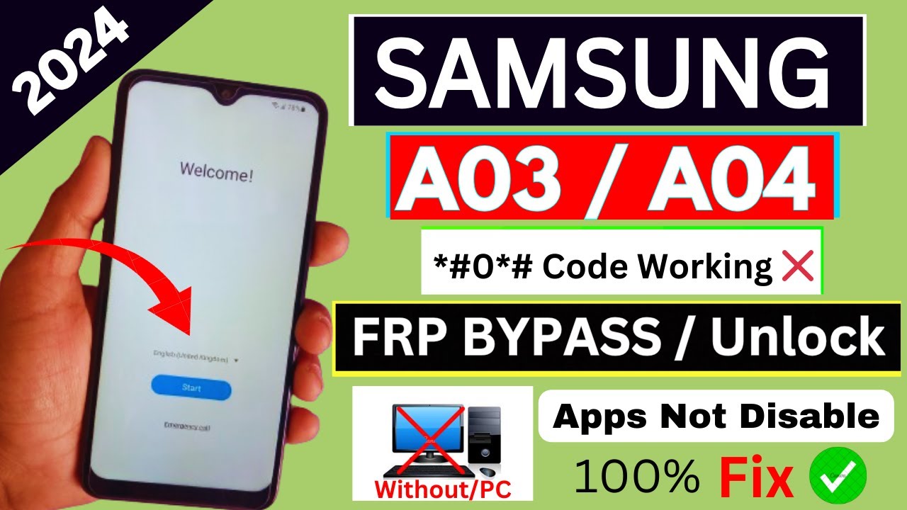 Samsung A03/A04 Frp Bypass | Android 11/12 Google Bypass | Without Pc Samsung Frp Unlock