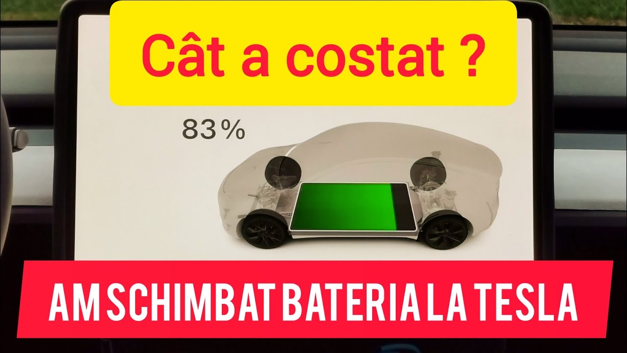 Am schimbat bateria la TESLA Model Y în garanție! Cât ar fi costat daca mașina nu era în garanție?