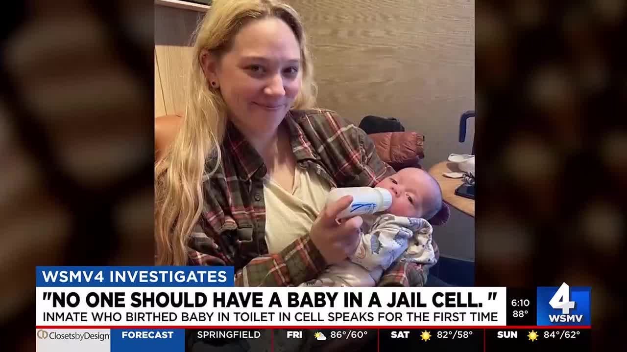 Inmate who birthed baby in toilet in cell speaks for first time
