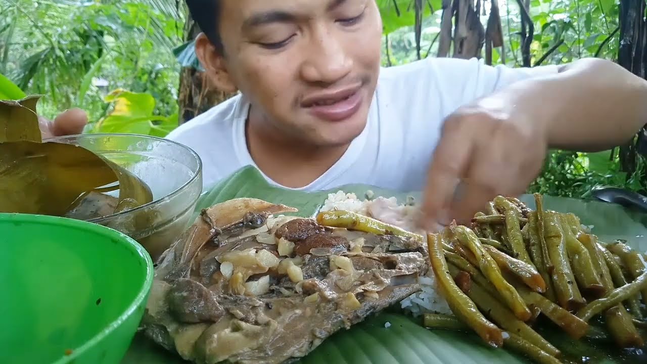 Sinaing sa Sampalok na Gulyasan at Adobong Sitaw | MUKBANG ASMR