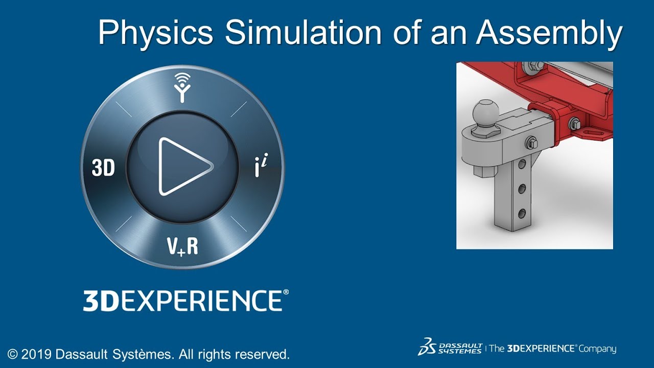 Physics Simulation of an Assembly in 3DEXPERIENCE