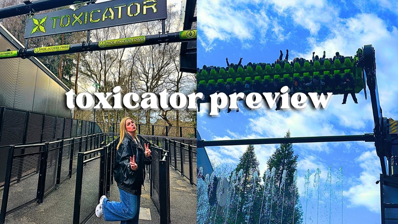 #AD Checking Out TOXICATOR Alton Towers BRAND NEW Ride for 2025 / On-Ride POV & REVIEW