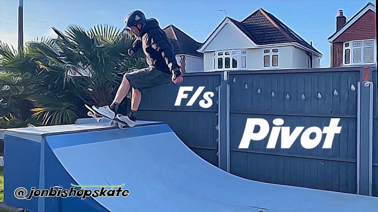 Learn to Frontside Pivot on a Skateboard on a Mini Ramp