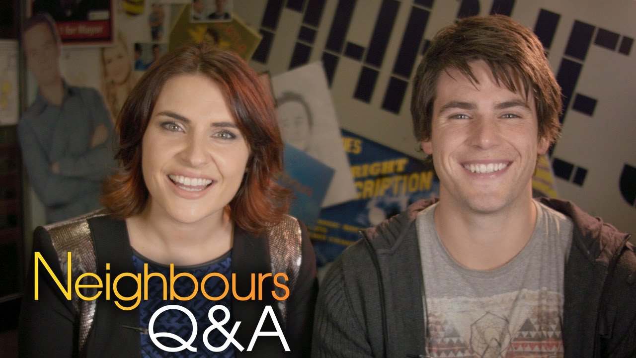 Neighbours Q&A - Morgana O'Reilly (Naomi Canning) & James Mason (Chris Pappas) - Part 1