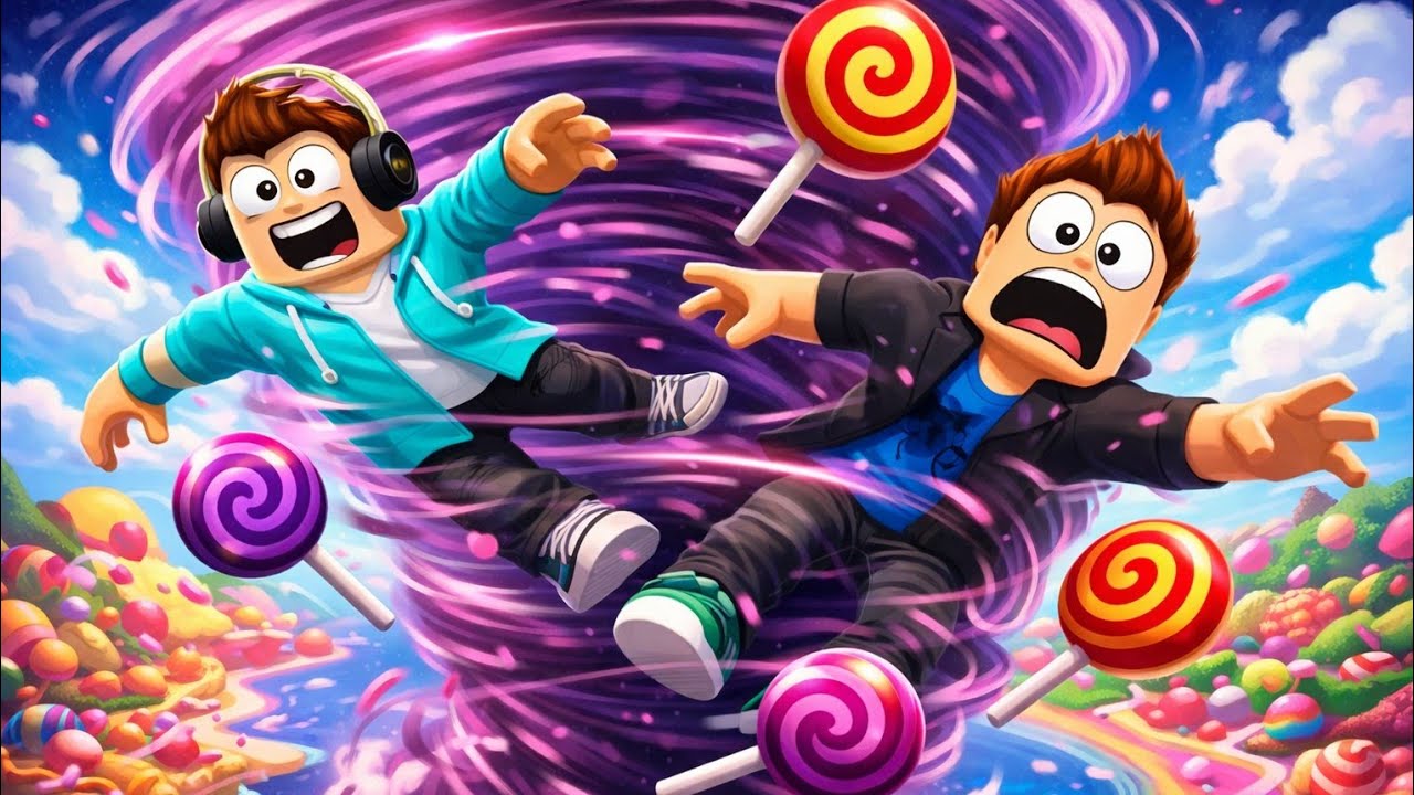 SUPER FURAC&Atilde;O NA ILHA DE DOCES no ROBLOX!!