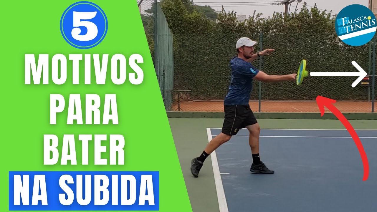 5 MOTIVOS para você bater as bolas NA SUBIDA no tênis    |    Falasca Tennis