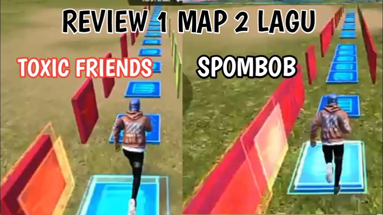 REVIEW 2 MAP CRAFT LAND MUSIK SPOMBOB DAN TOXIC FRIENDS 2022