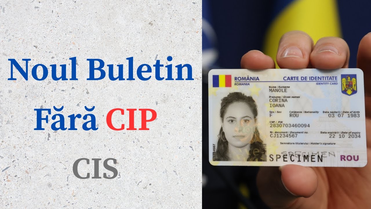 Noul Buletin fără CIP