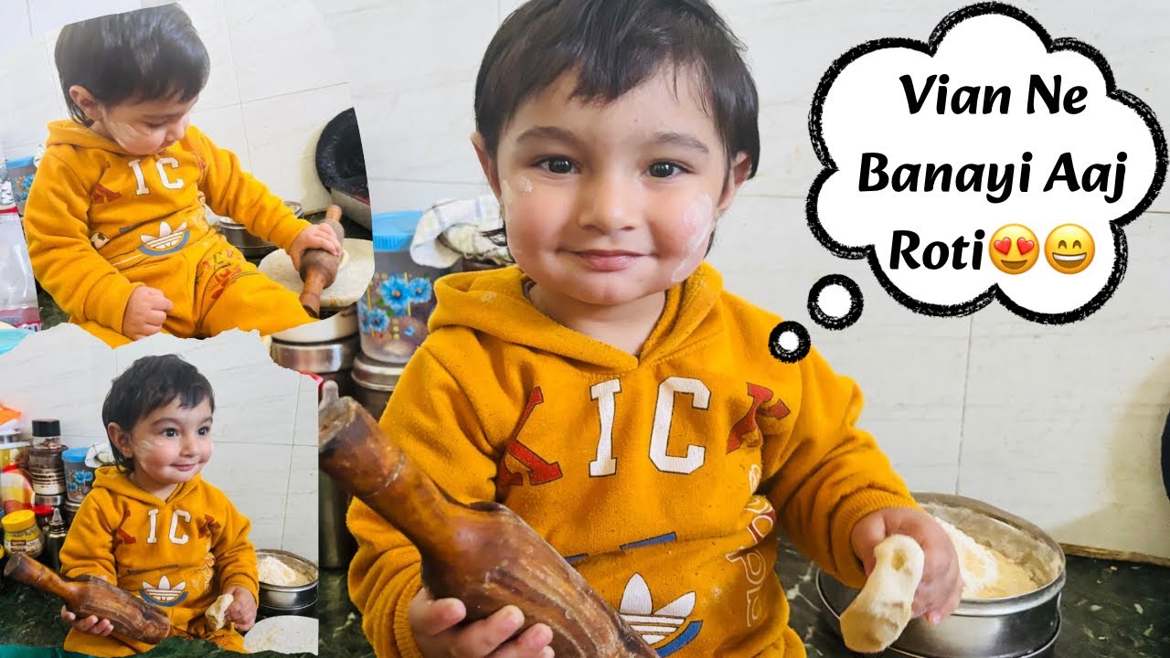 Vian Ne Banayi Aaj Roti😍😄| Chhota Chef on Duty🧑🏻‍🍳| Anshita Ki Duniya✨