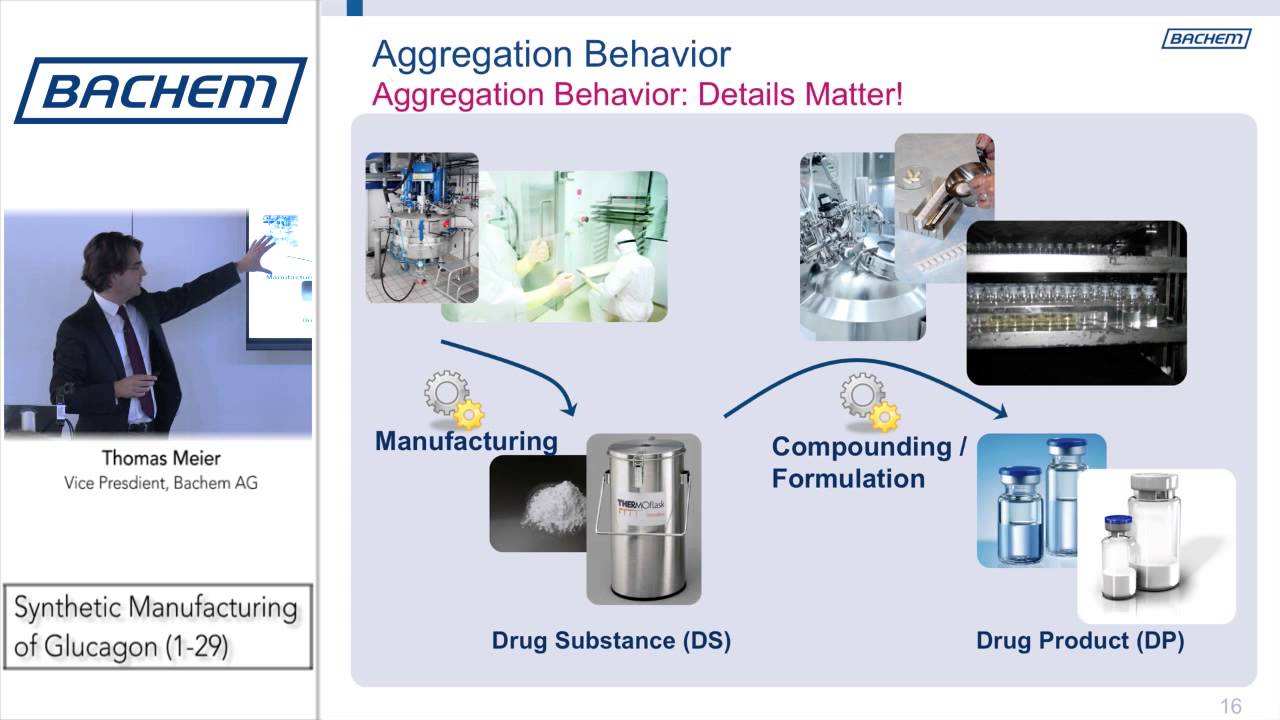 Synthetic Manufacturing of Glucagon - Thomas Meier
