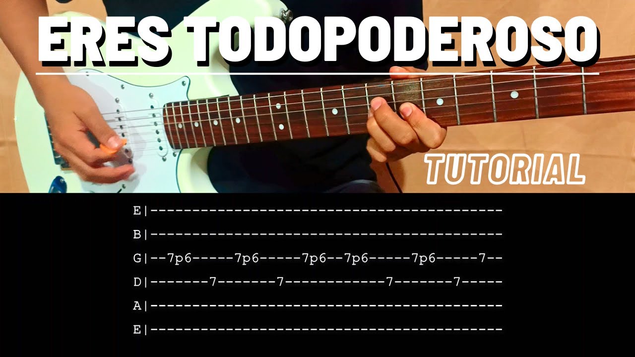 Rojo - Eres Todopoderoso | TUTORIAL GUITARRA