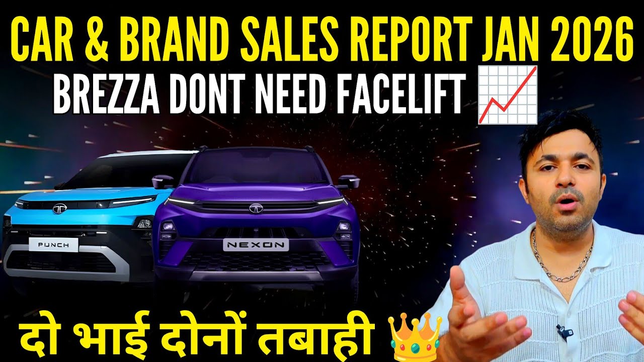 Top 10 Suv Jan 2026, Car brand sales report 2026, Maruti Brezza facelift नहीं चाहिए लोगो को 😲