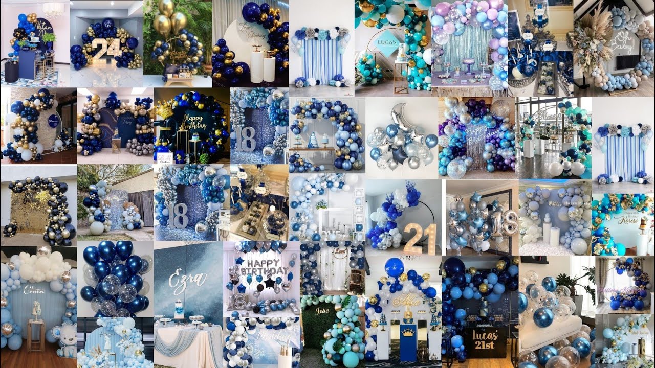 50+Blue decorations ❤️ ideas /sky blue themes and amazing 😍 birthday decorations 🥰😘😊❤️💜💚🥰🤩😇