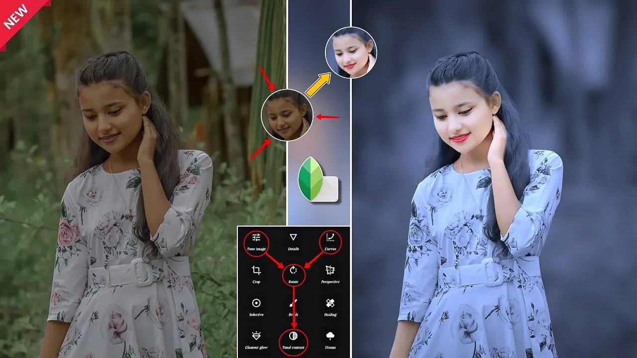 Snapseed Oil Paint Face Smooth Photo Editing | Snapseed Photo Editing | Photo Editing Kaise Kare 😍