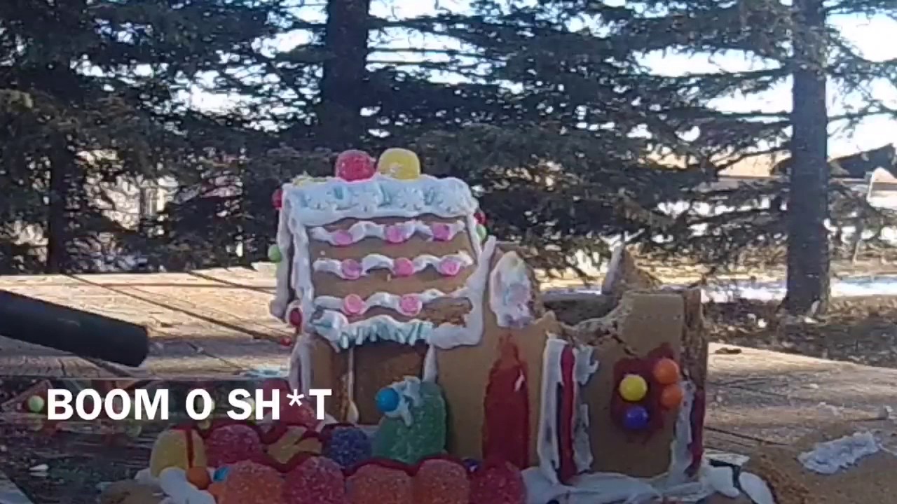 Airsoft vs gingerbread houses