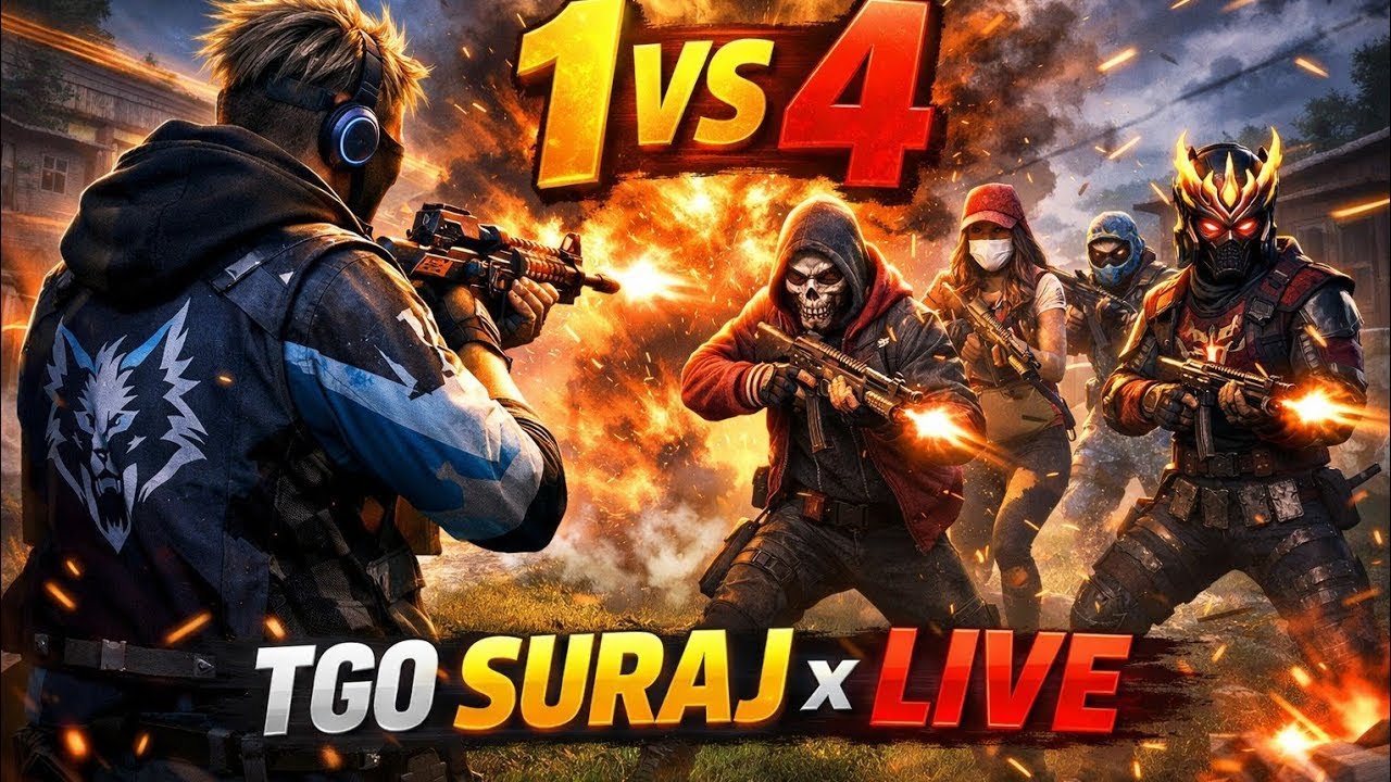 1vs 4 TGO Guild Test + Giveaway! 🔥 Dum Hai To Harake Dikhao  🥵 DAY 59