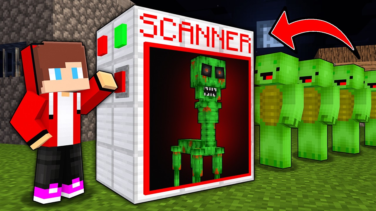 JJ And Mikey Made a SCANNER To Find SCARY Mikey