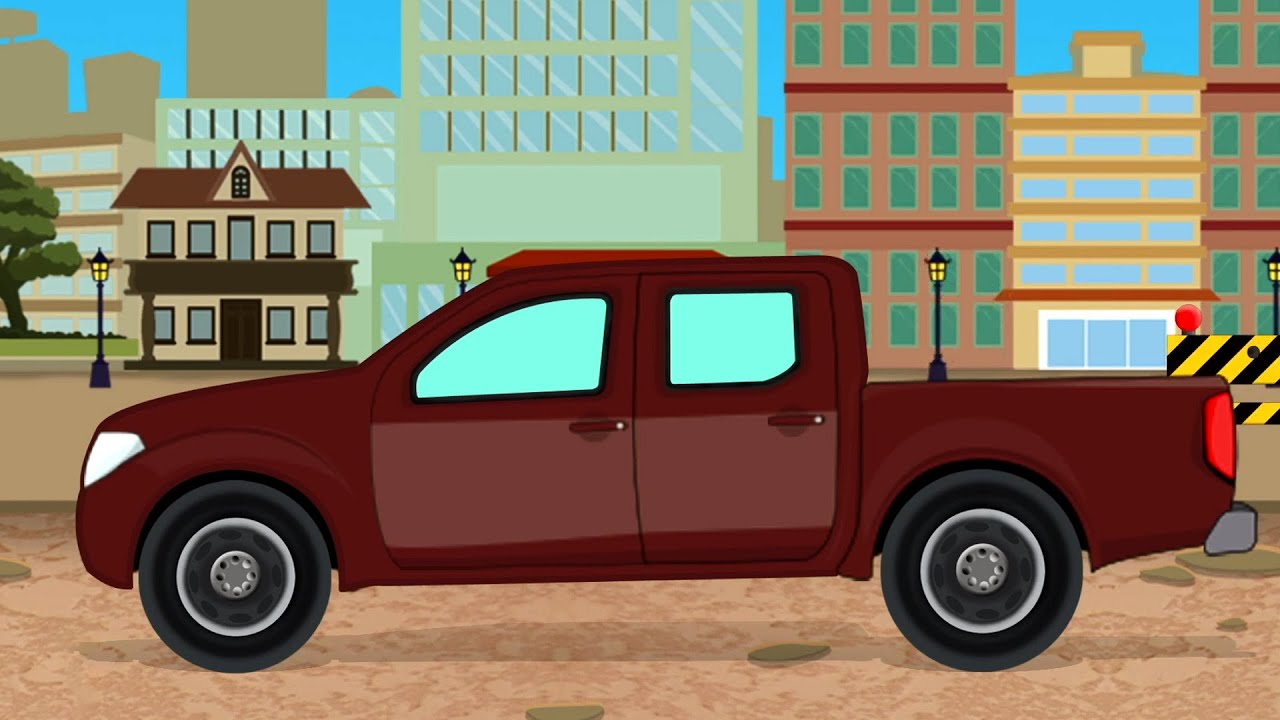 Pickup Truck, Formation and Uses, Car Cartoon Video For Children