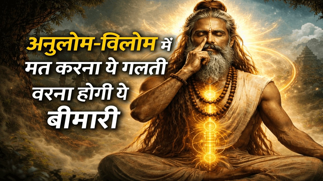 anulom-vilom pranayam karne ka sahi tarika. अनुलोम-विलोम प्राणायाम के फायदे और नुकसान।#SirYogi
