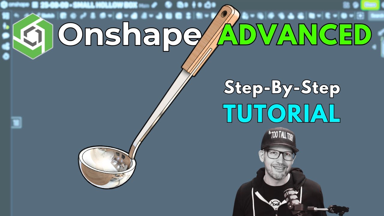 Пошаговый урок по Onshape — продвинутый уровень — работа с несколькими деталями, вращение, снятие...