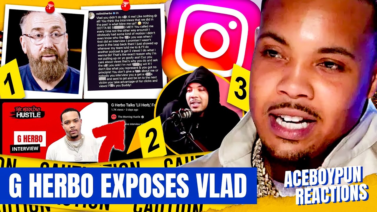 Диджей Влад раскритикован G Herbo за эксплуатацию рэперов | AceBoyPun реагирует