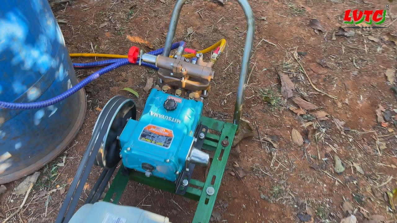 Thay thế Venturi châm phân tự động bằng máy rửa xe, phun thuốc. Hệ thống tưới tự động
