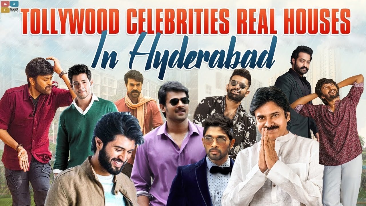 Telugu Heros Home Tour||Telugu film actors houses in Hyderabad||Telugu heros LuxuryLife ||Houseworth