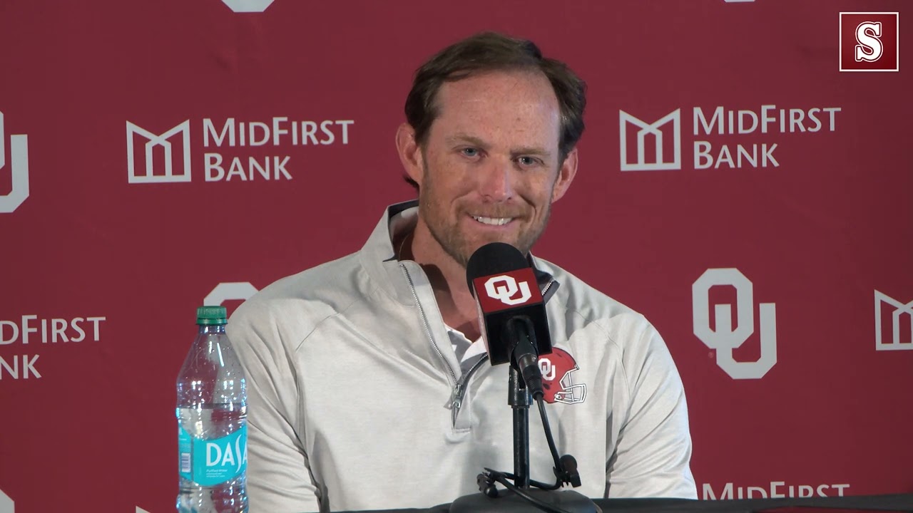 Oklahoma General Manager Jim Nagy meets with the media