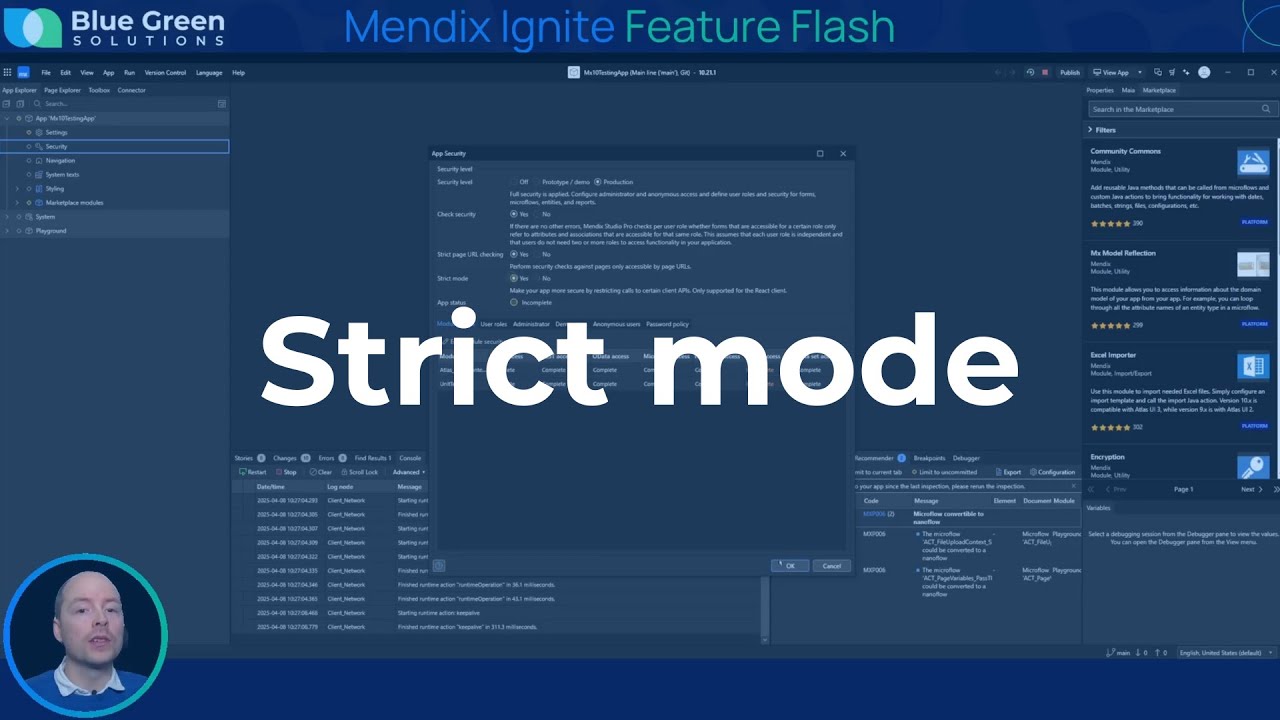 Mendix Strict Mode &ndash; How to Strengthen App Security in Low-Code