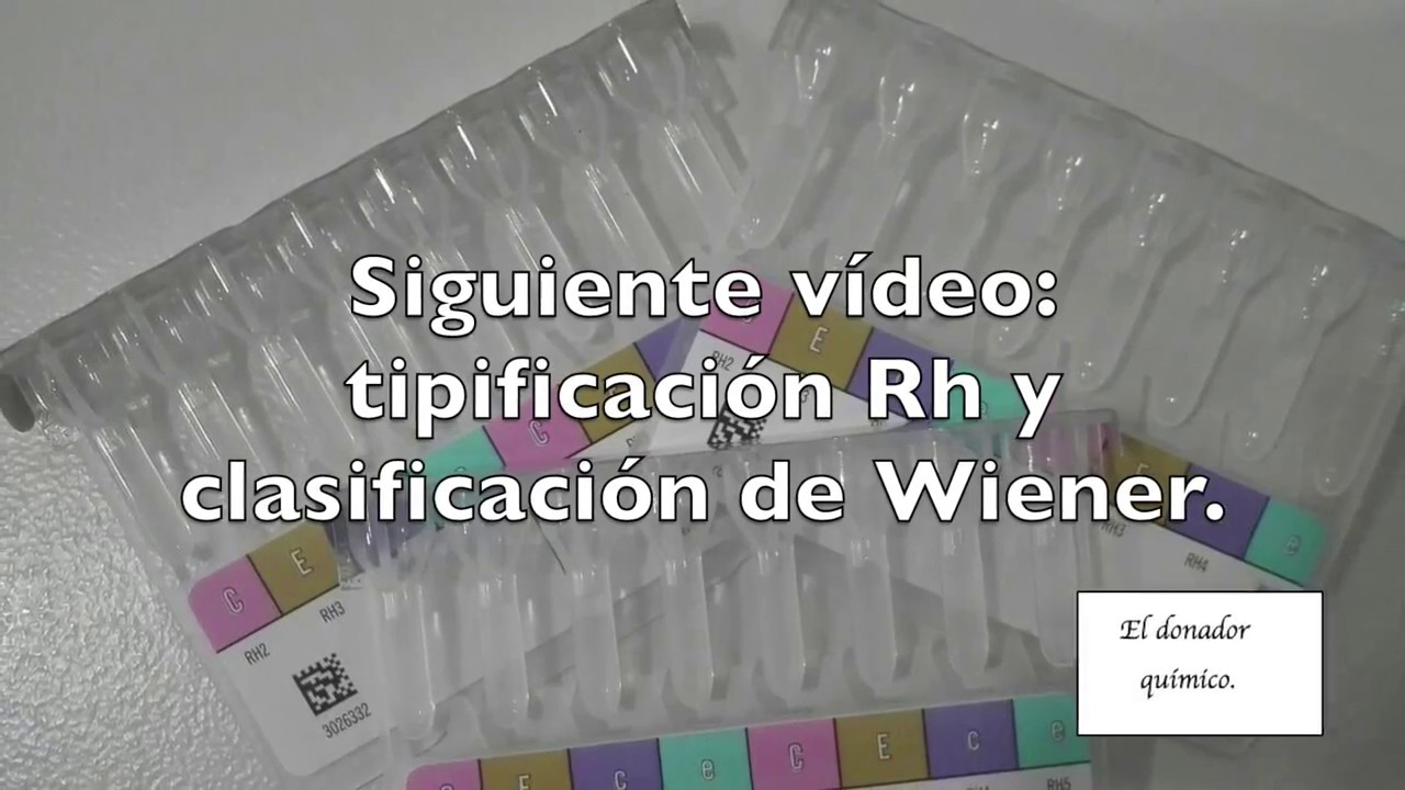 Fenotipo Rh; antígenos principales D, C, E, c, e.