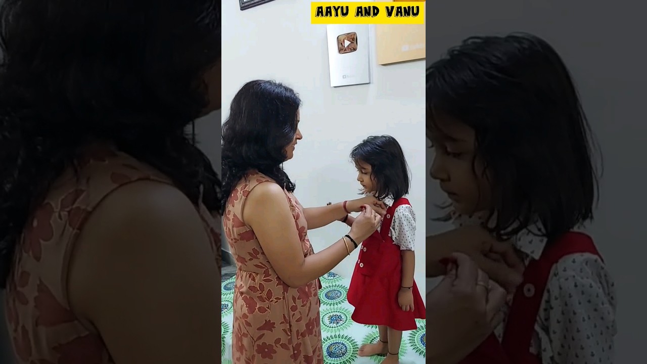 Mini Vlog 178 - Vanu Ke School Ka First Day 🏫🎒😍🥰 #aayuandvanu #youtubeshorts #shorts #viral