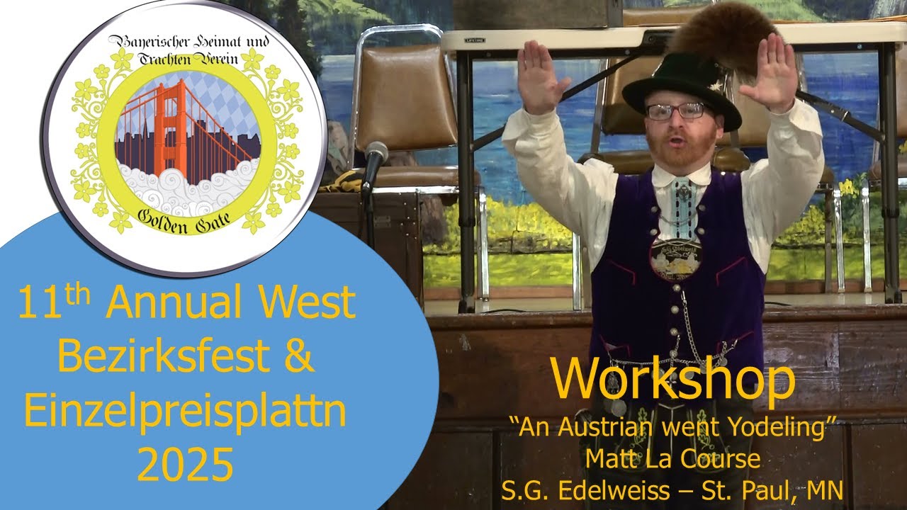 An Austrian Went Yodeling | Sing-along | Action Song | Matt La Course - 11th Annual West Bezirks