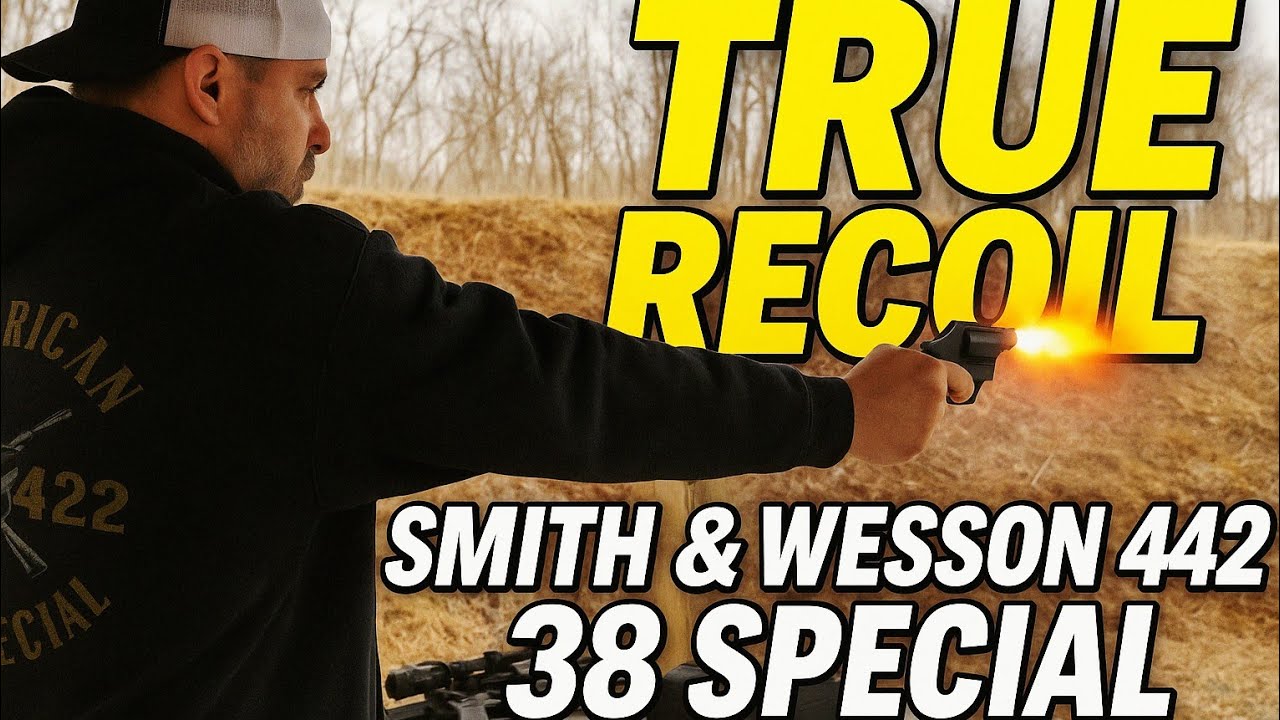 ШОКИРУЮЩАЯ отдача?! Первый раз стреляю из Smith & Wesson 442 .38 Special с укороченным носом!