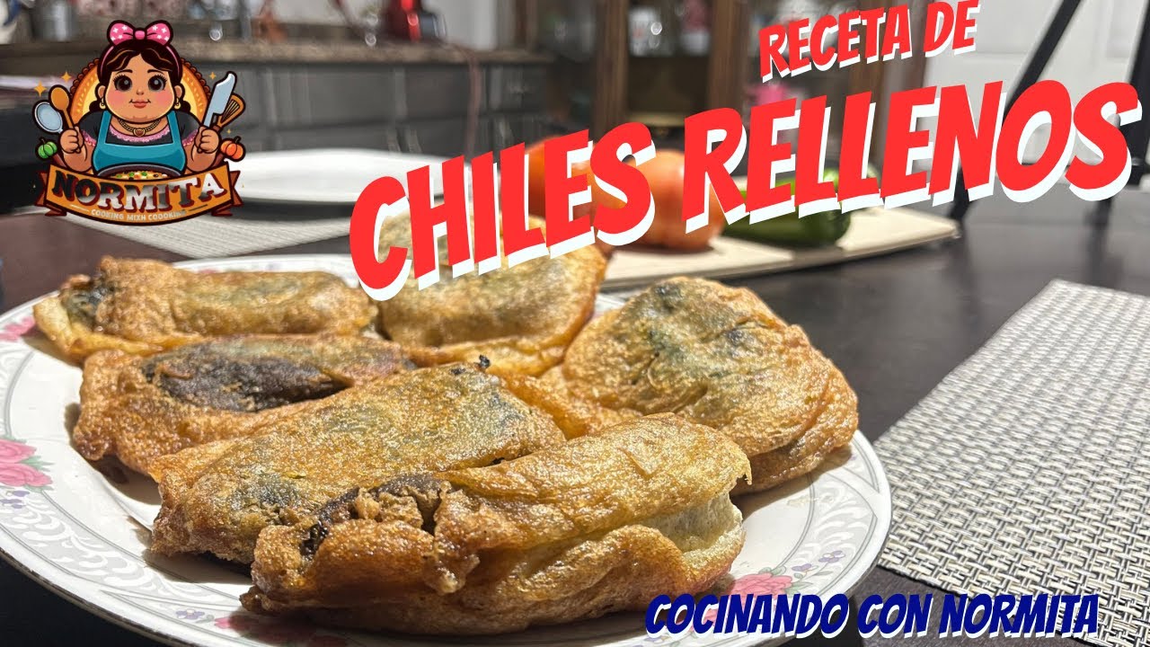 Receta de chiles rellenos de queso ✨