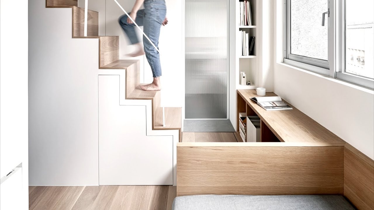 Micro Apartment 18 m2 (Ceiling Height 3.4 m)