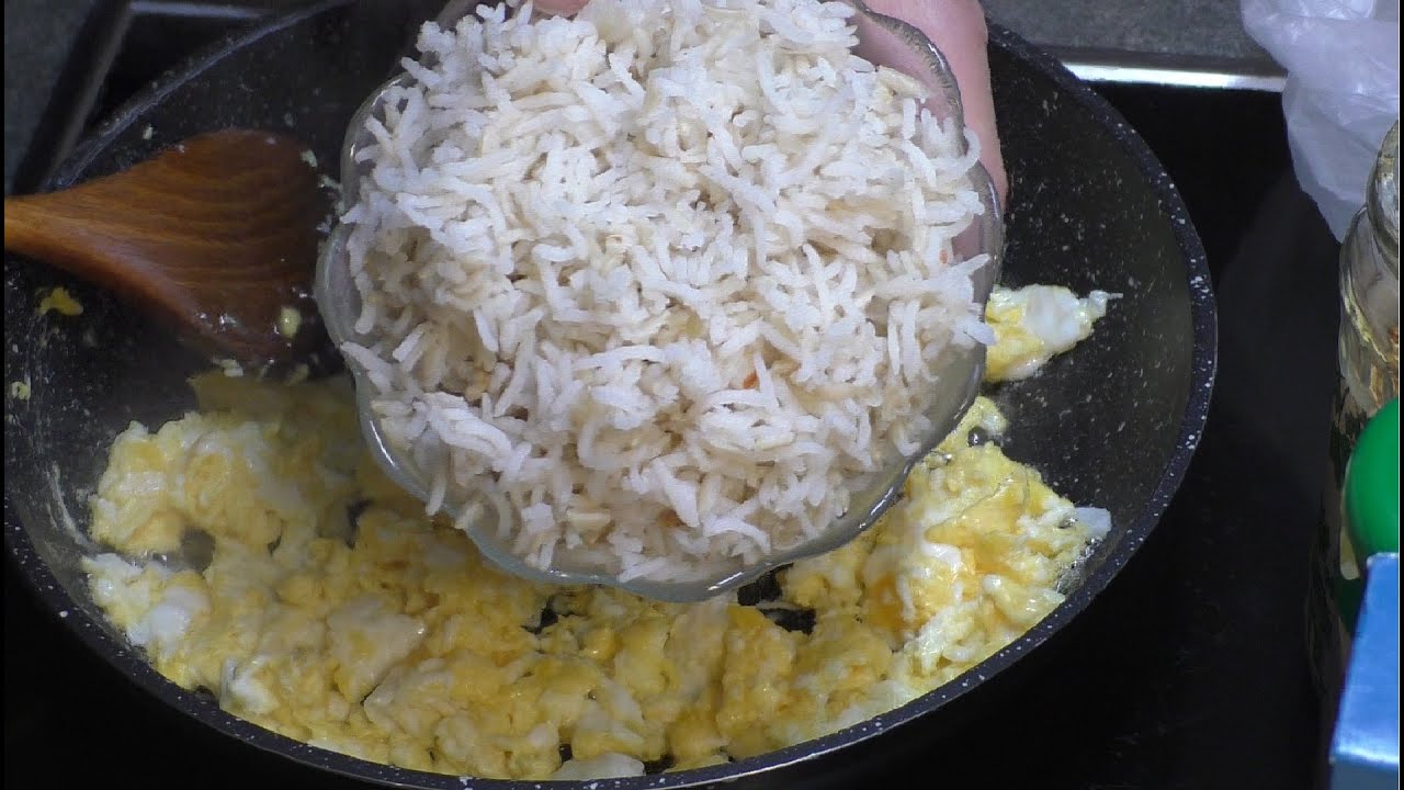Рис с яйцом ❤ Жареный рис с яйцами ♥ просто и вкусно