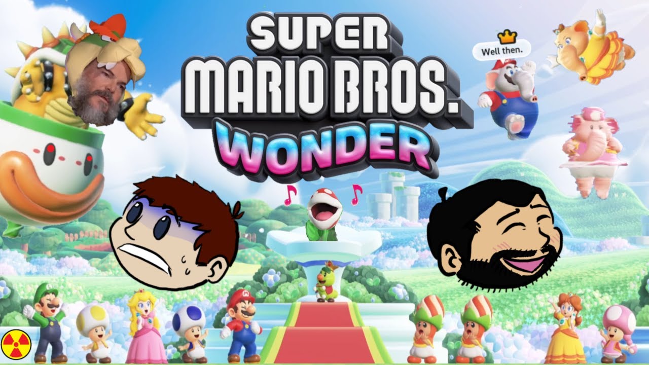 JACK BLACK ATTACKS THE FLOWER KINGDOM - SUPER MARIO BROS WONDER PART 1 #funny #wonderful #new #game