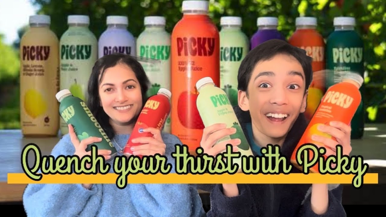 Tasting Picky Juice and Smoothies #juice #foodie Quench your Thirst with Picky 