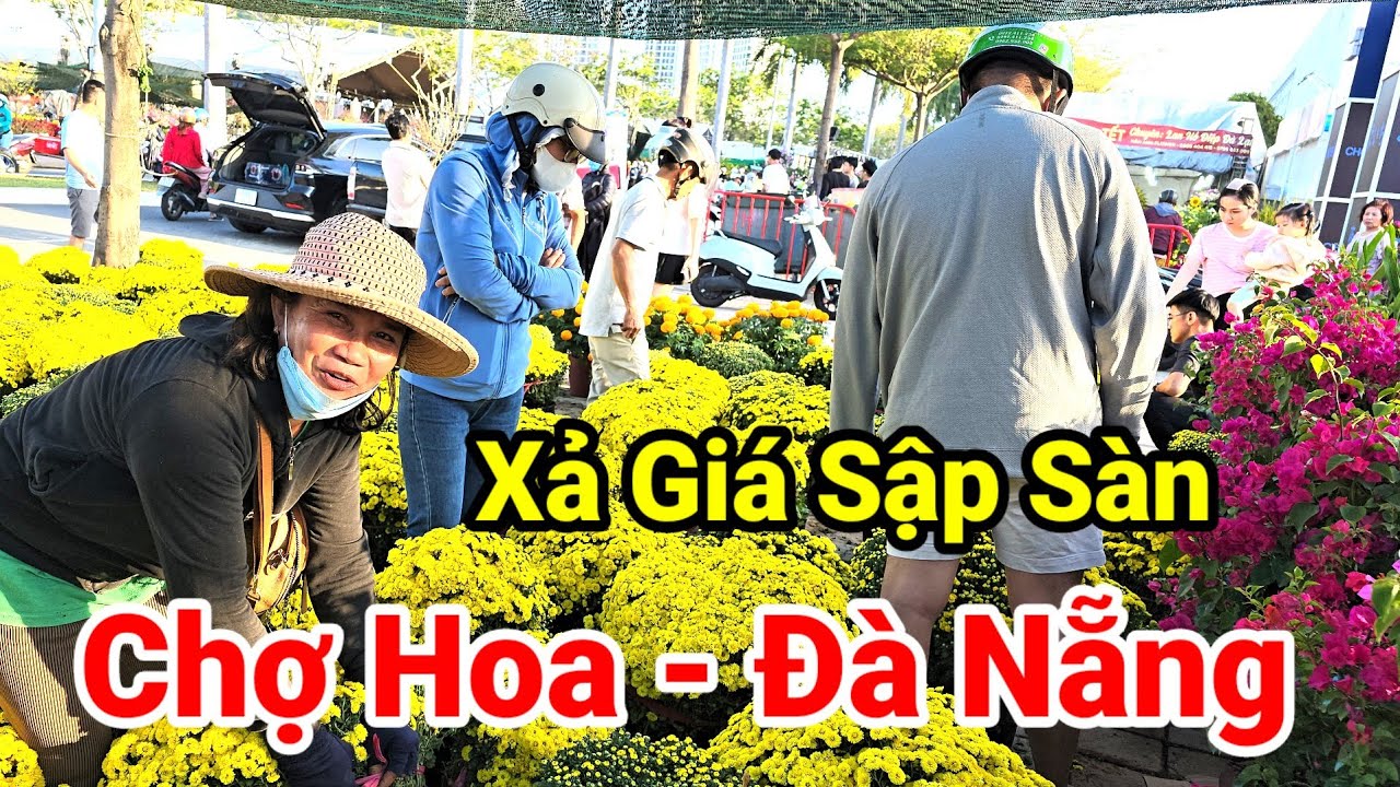 Tin Nóng Chiều 28 Tết: Nhà Vườn Xả Hoa Rất Rẻ | Chợ Hoa Đà Nẵng Đông Nghịt Người Mua 2026