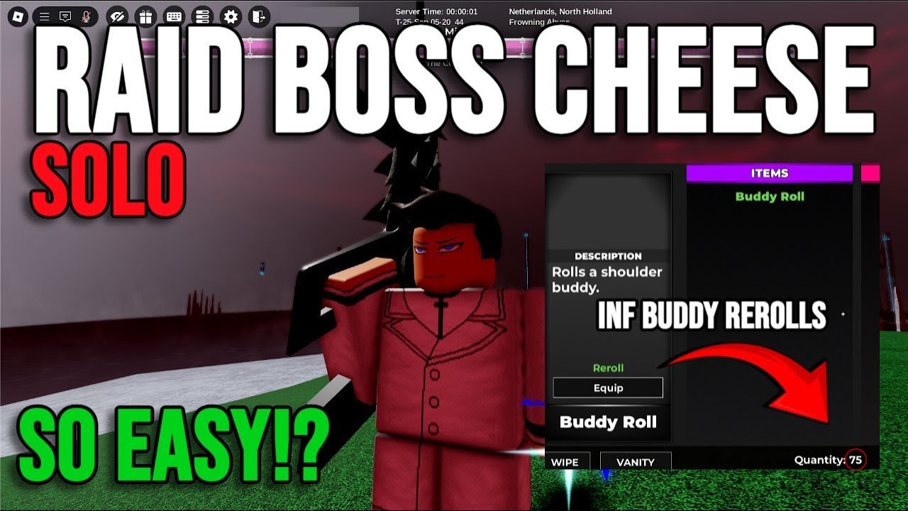 [TYPE SOUL] SOLO Raid Boss CHEESE (EASY)