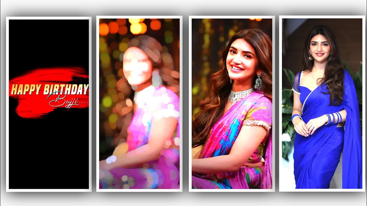 New trending Instagram 1pic lyrical girl's birthday video editing Alightmotion Telugu viral trend