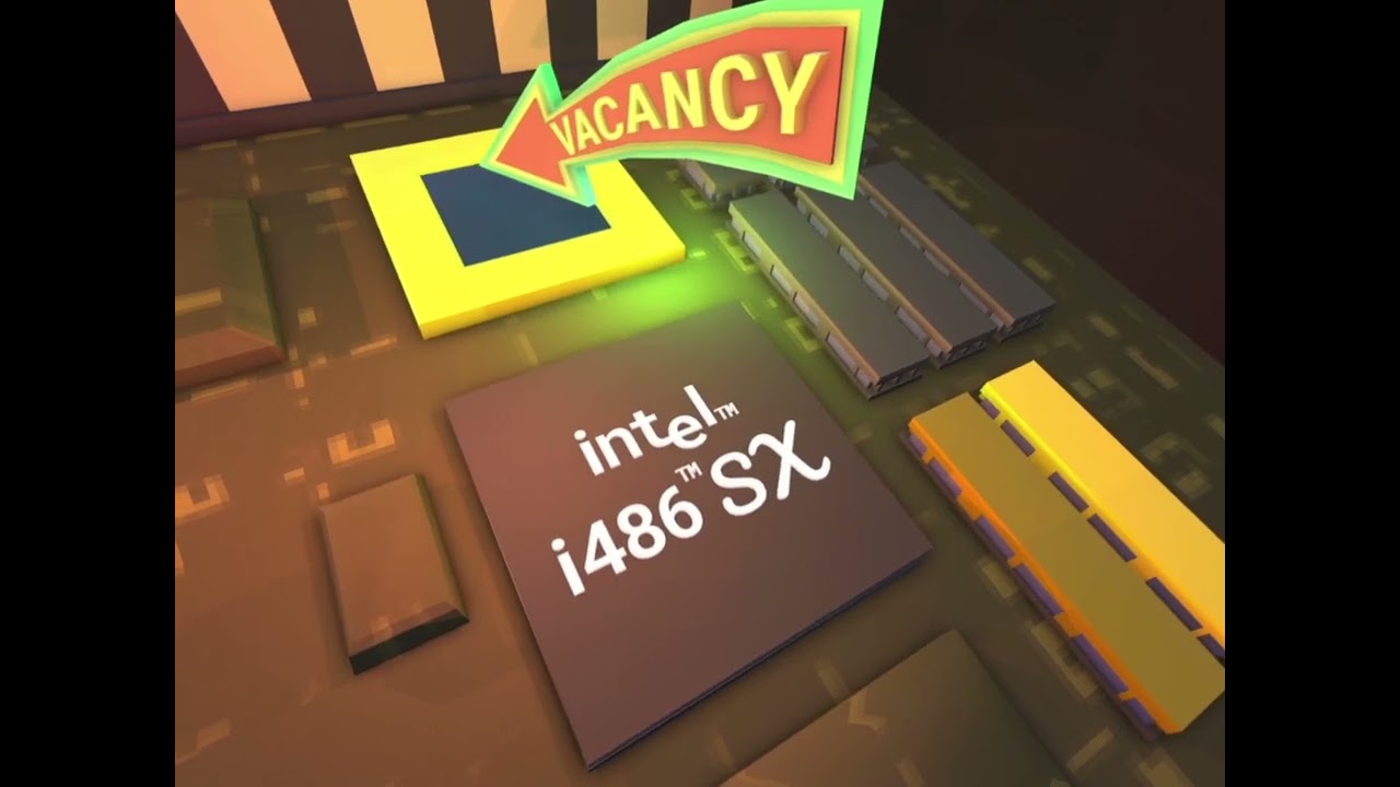 Intel - 486 SX Vacancy (1992) Remake Prisma3D 