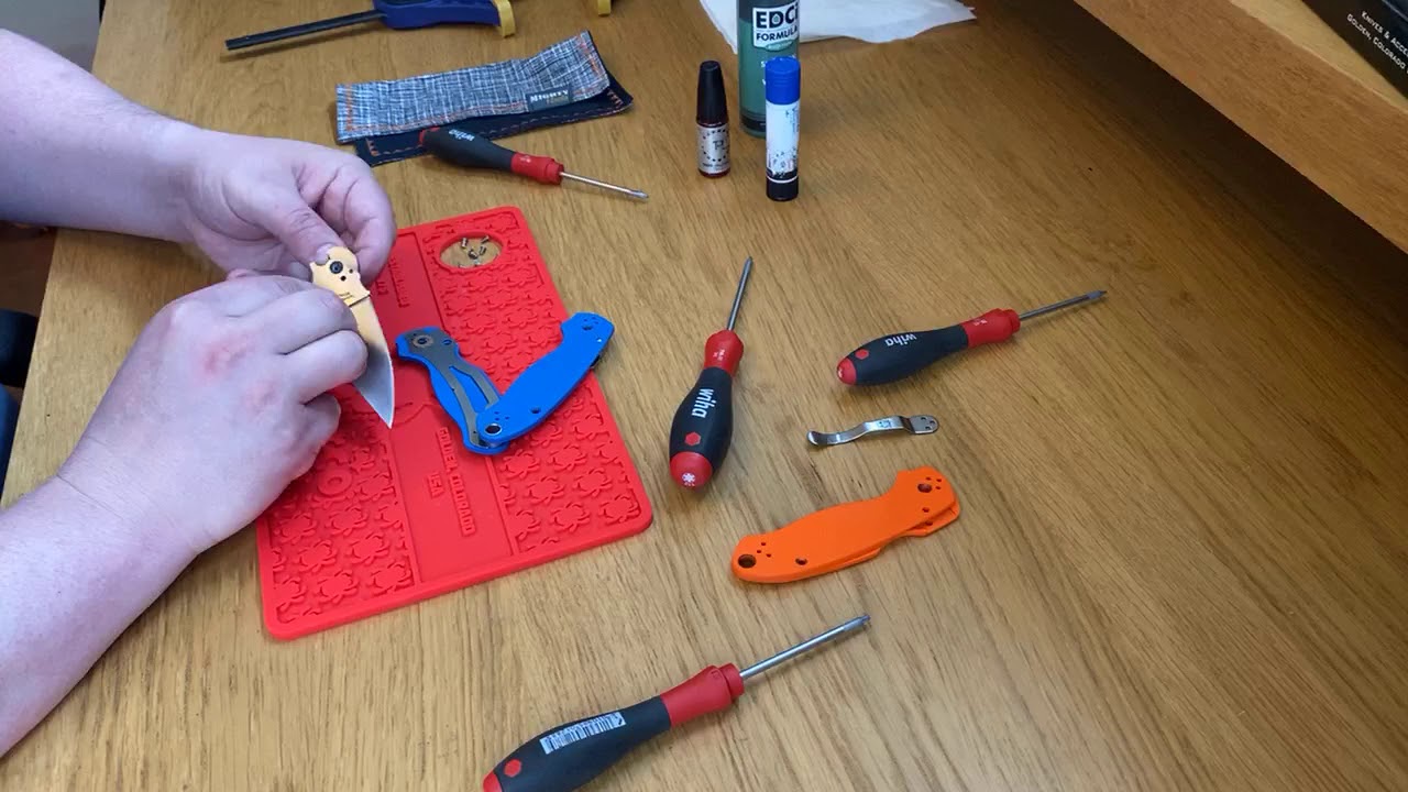 Spyderco Para 3 scale swap