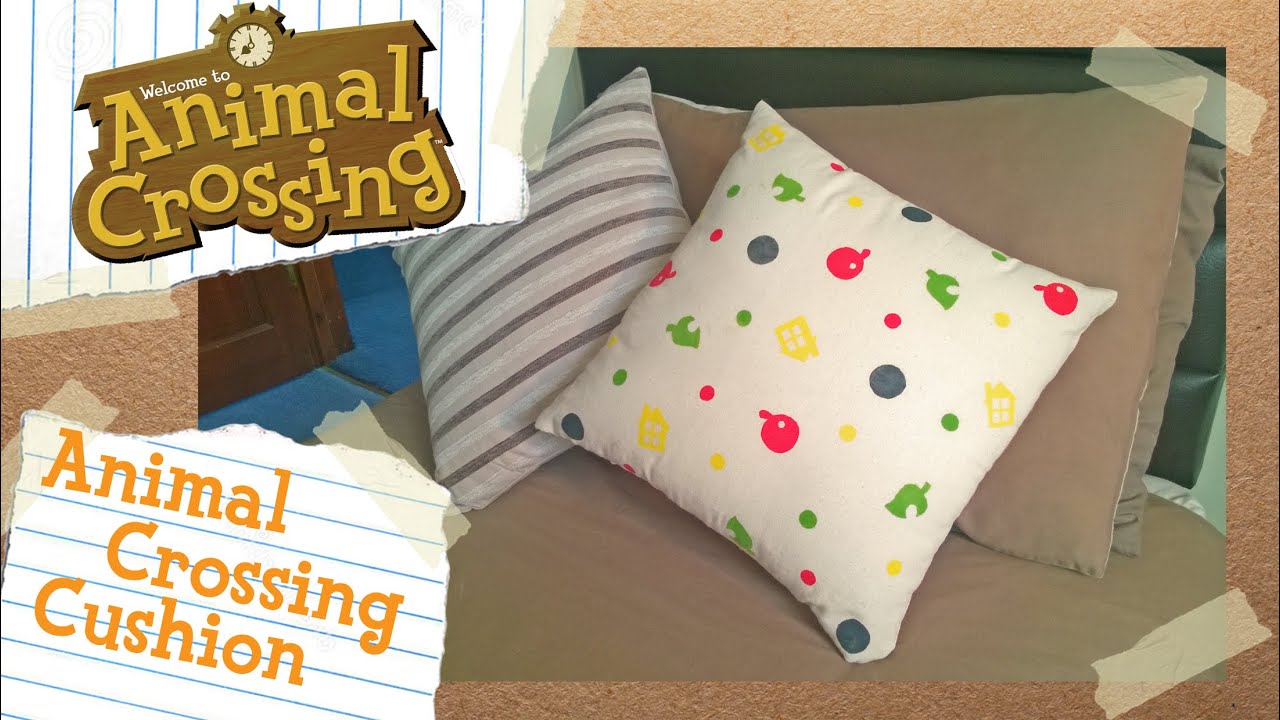 Animal Crossing Printed Cushion DIY Tutorial